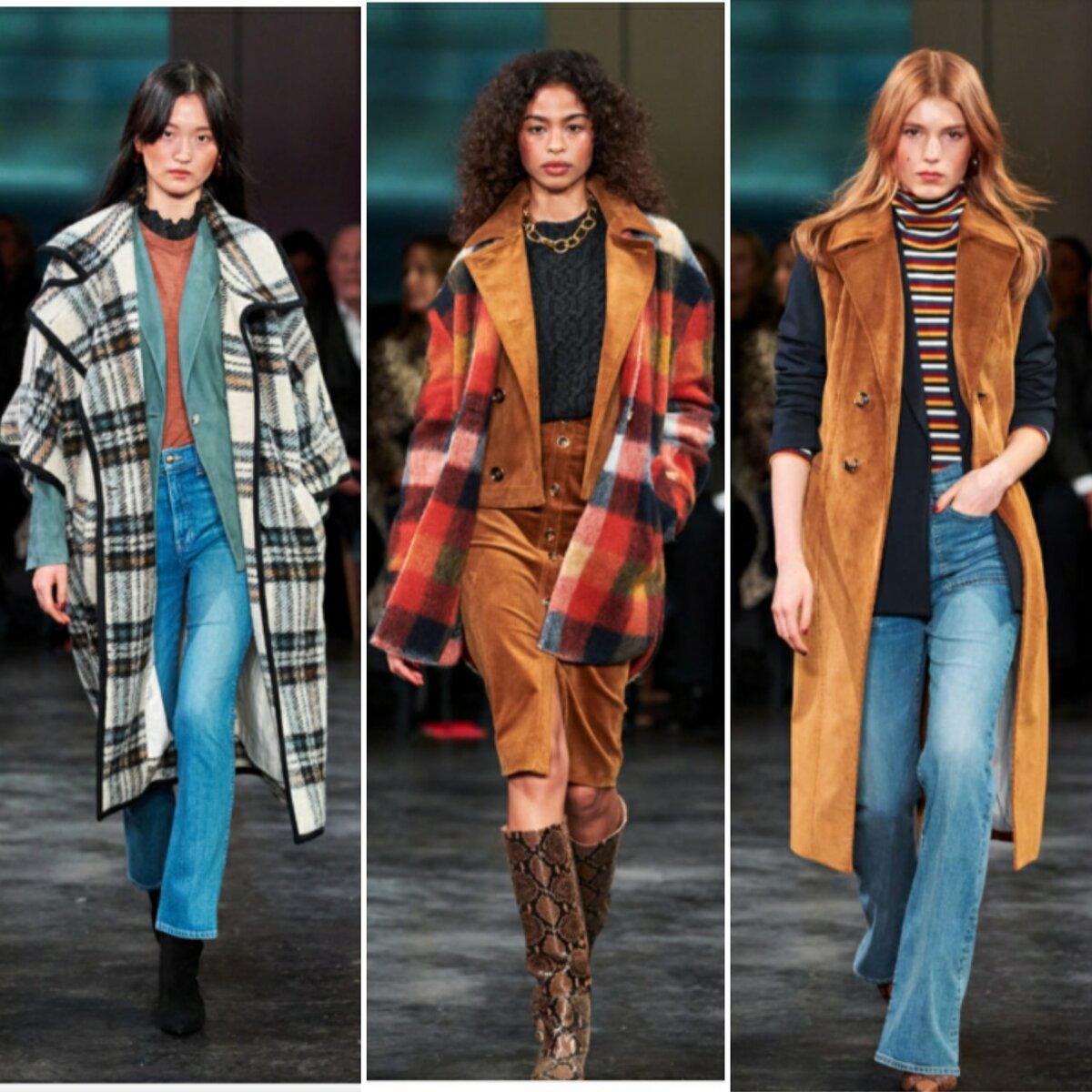 Пончо, жакет и жилет.