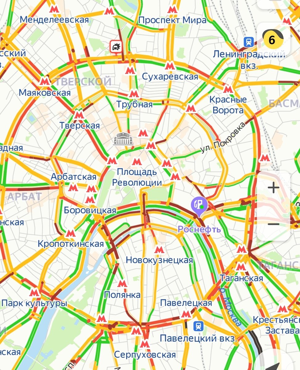 Карта садового кольца москвы с улицами и станциями метро