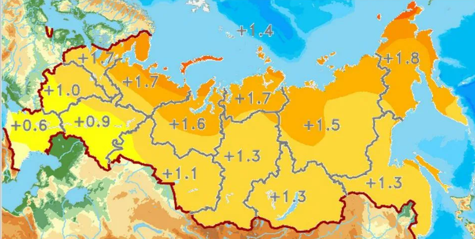 Карта изменений. Карта потепления климата в России. Изменение климата в России. Карта изменения климата. Карта климата России.