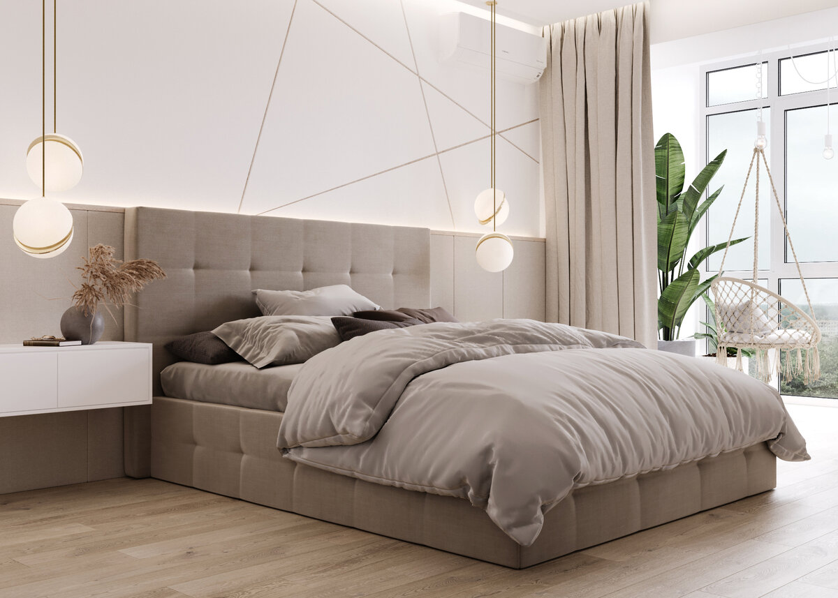 Цветовая палитра интерьера напрямую влияет на общее восприятие комнаты. Особенно важно подобрать правильную гамму для оформления спальни, ведь всем хочется просыпаться и засыпать в уютной атмосфере.