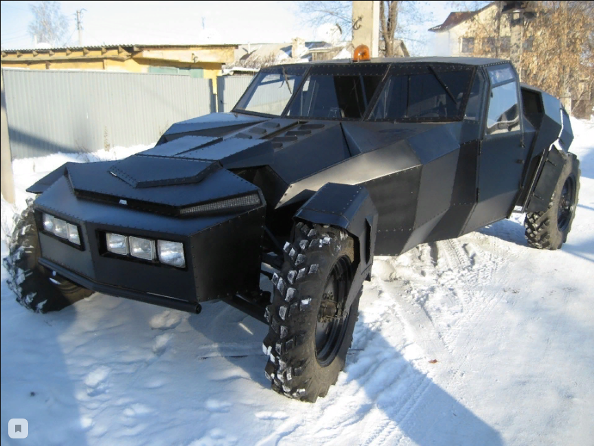 Самодельный автомобиль «Черный ворон»