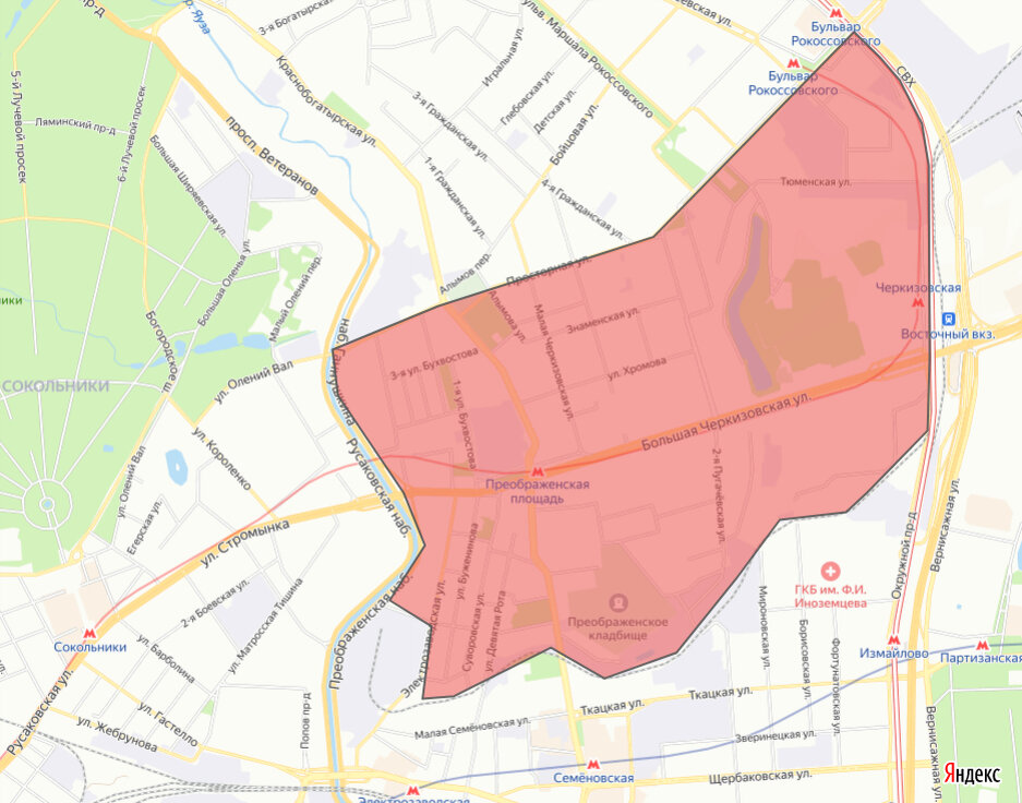 Преображенское  очень похоже на район Сокольникам и при выборе квартиры может рассматриваться как его бюджетная альтернатива