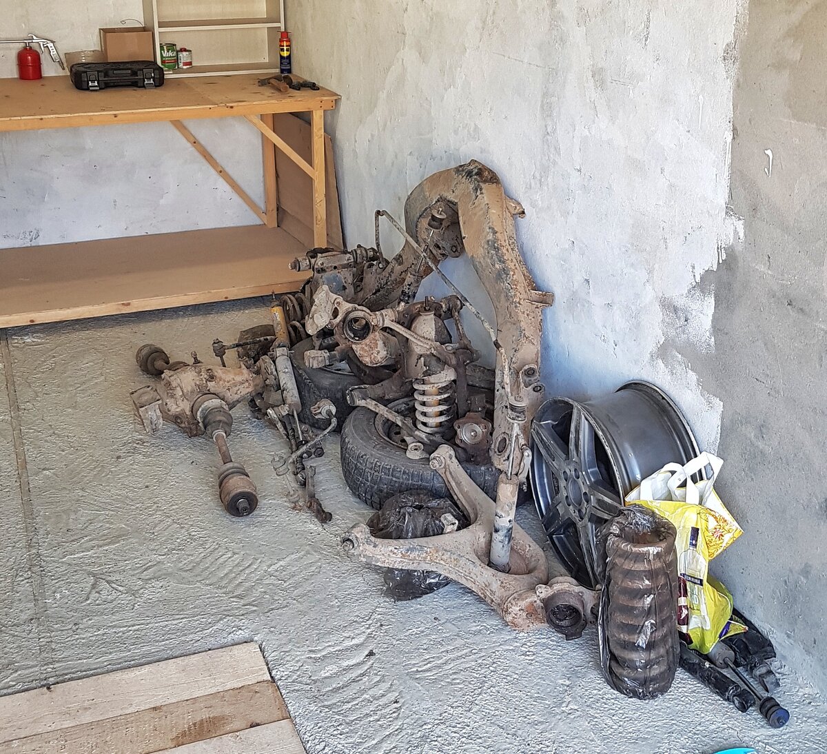 Передняя подвеска ГАЗ 3110 Волга, задняя подвеска Mersedes S-Class W126