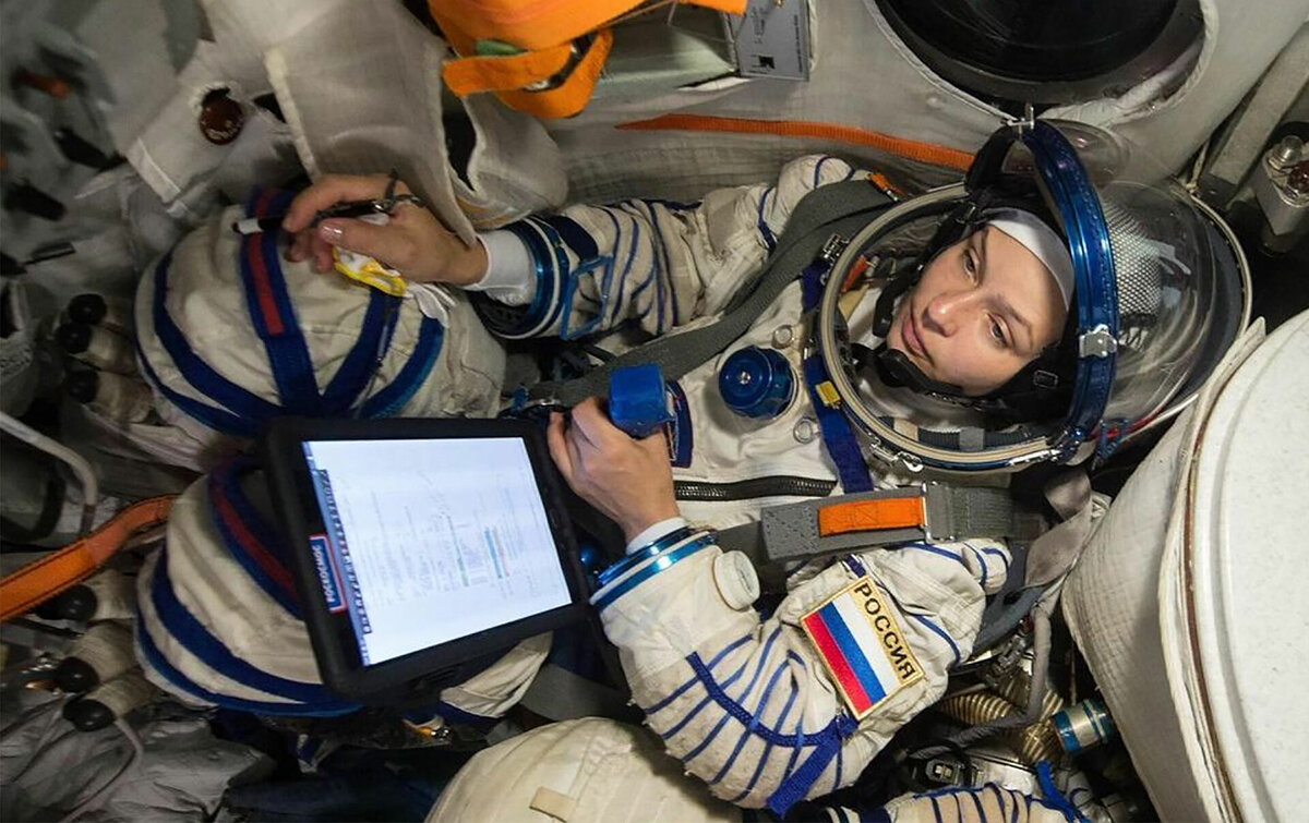 Юлия Пересильд в космосе 