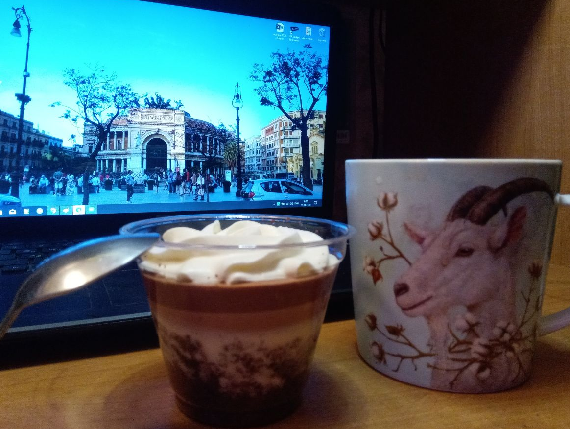 Маленькие радости дистанционной работы :) Фото из личного архива