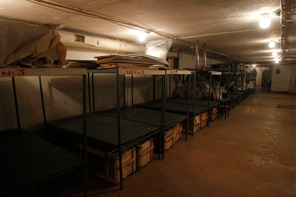 Внутри одного из бомбоубежищ в Киеве. Источник: Яндекс.Картинки