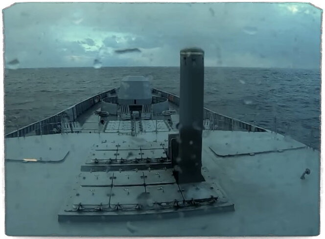 Источник: Россия 1. Одно из самых достоверных фото "Циркона", сделанное во время испытаний. Стоит отметить, что все пуски проходили успешно - на данный момент их более десятка, включая старт с атомной подводной лодки.