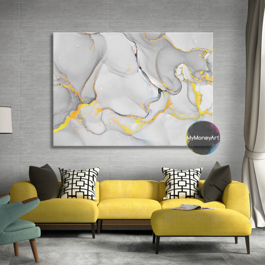 Арт в стиле астракция «Время». Источник: https://mymoneyart.ru/collection/time/