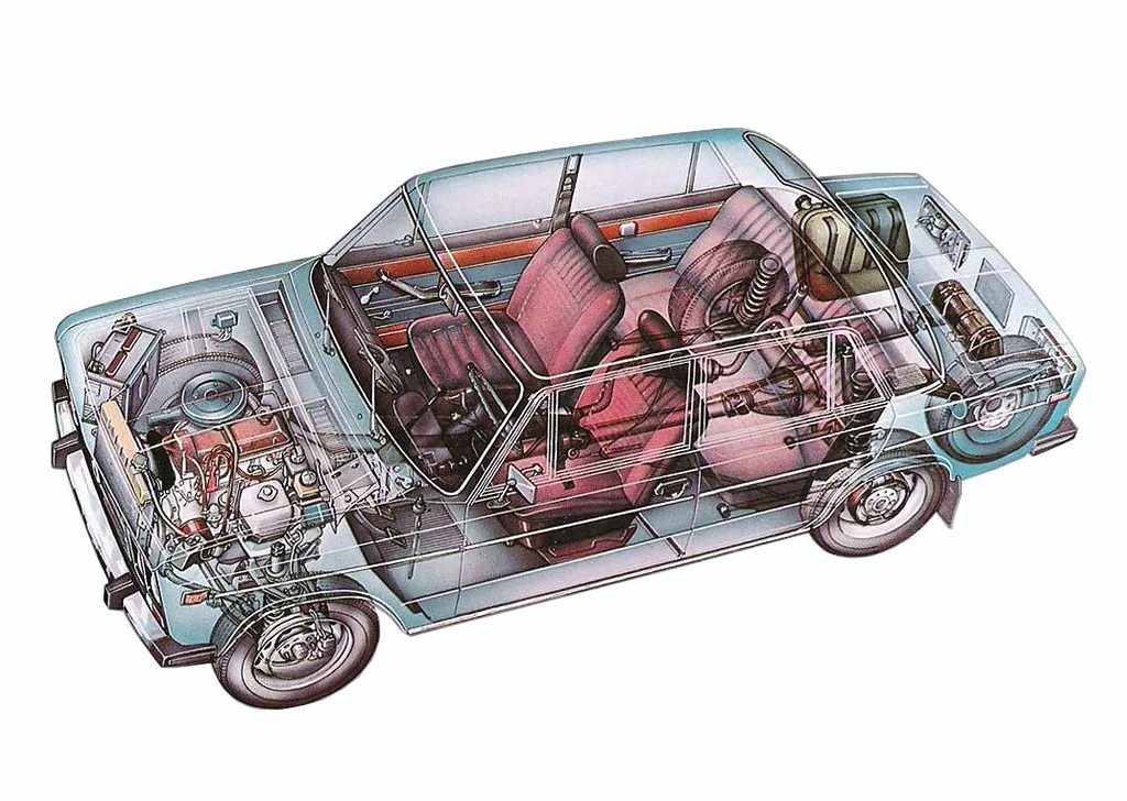 Ваз 2106 схема автомобиля