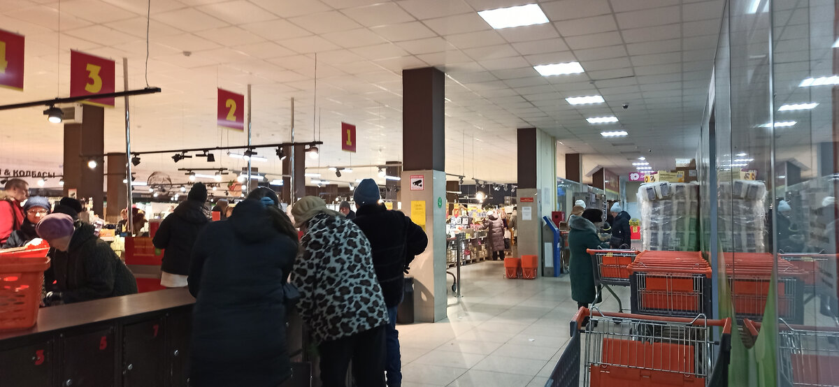 В супермаркете-дискаунтере