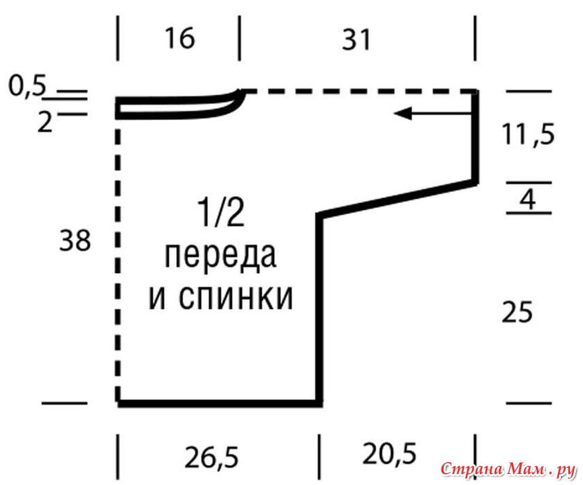 Кофта связанная поперек спицами схема