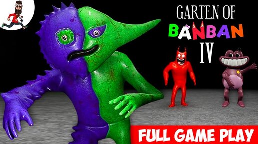 Garten of BanBan 4 - FULL Gameplay + ENDING 