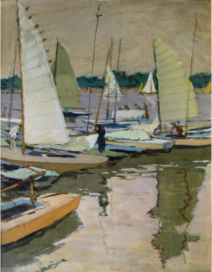 Яхты. Штейнмиллер Н. П. 1960. Из коллекции РОМИИ