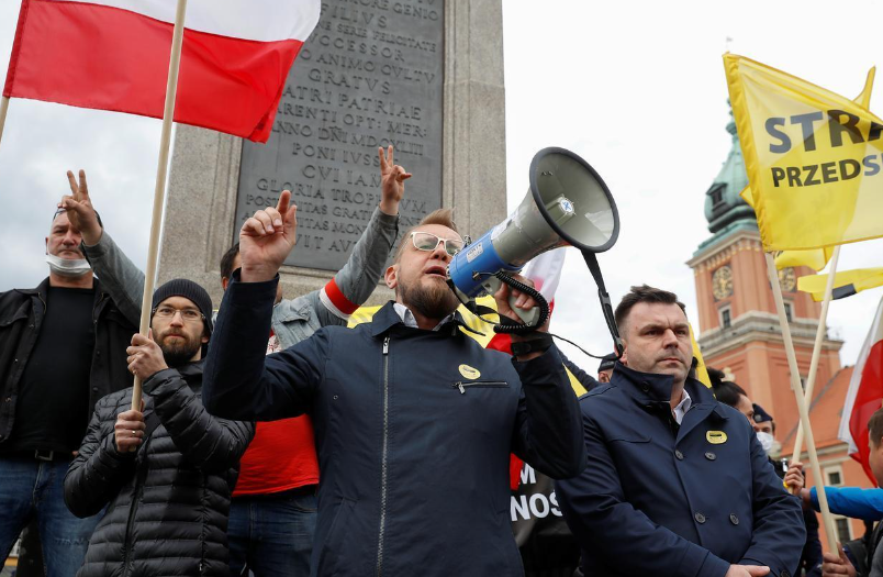 Протесты в Варшаве
