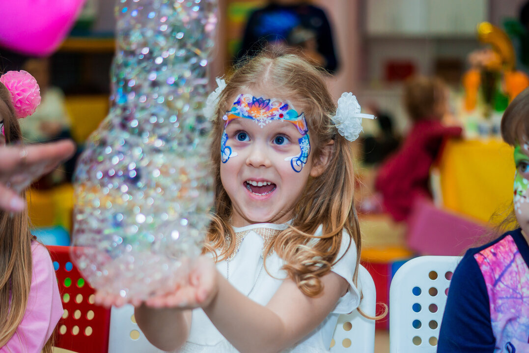 Шоу мыльных пузырей для детей