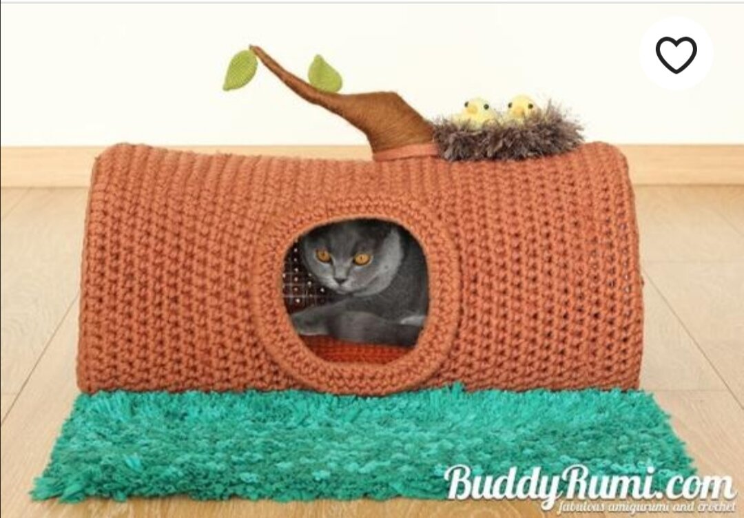 Идея вязания: домики и диванчики для кошек. 15 фото: от милых до ржачных!