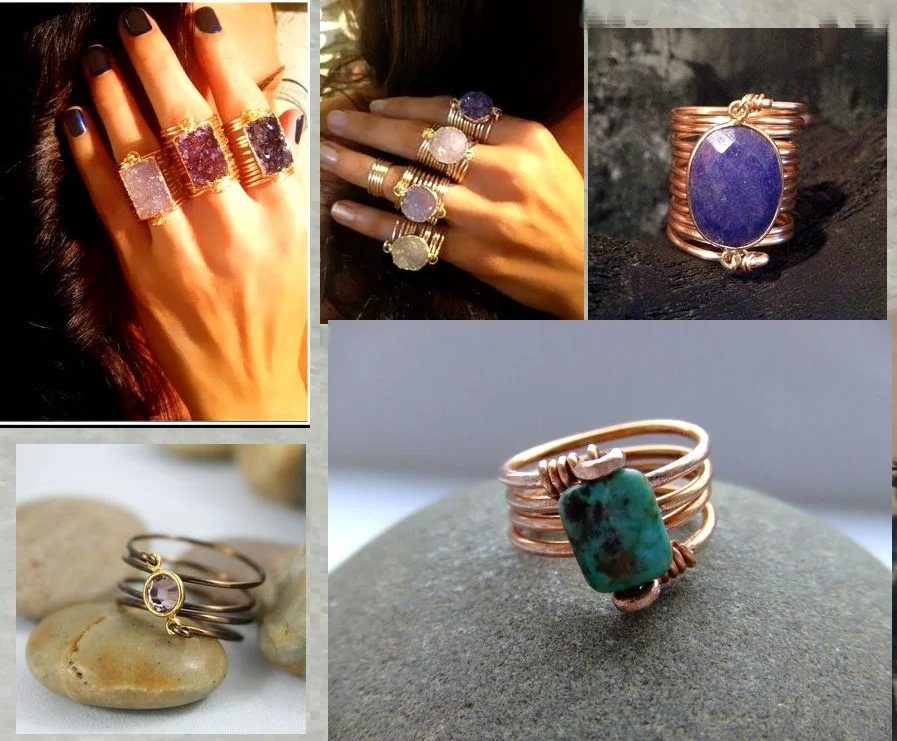 Множество симпатичных колечек.