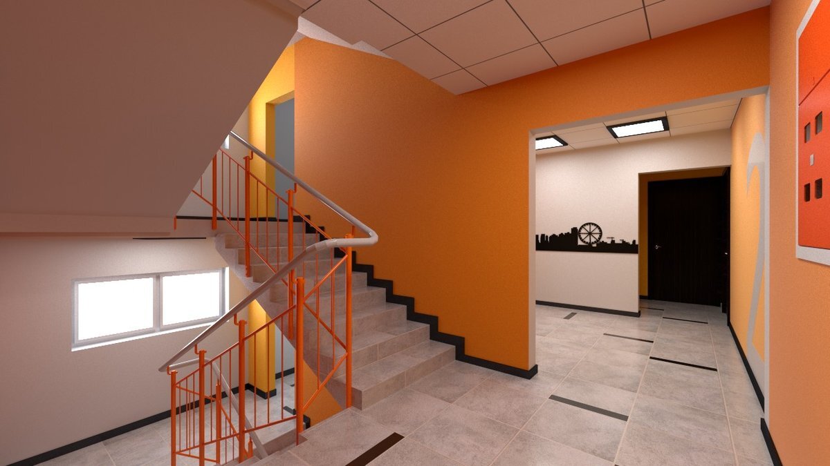 Не типичная парадная в одном из многоквартирных домов Санкт-Петербурга. Фото в свободном доступе в сети Интернет.