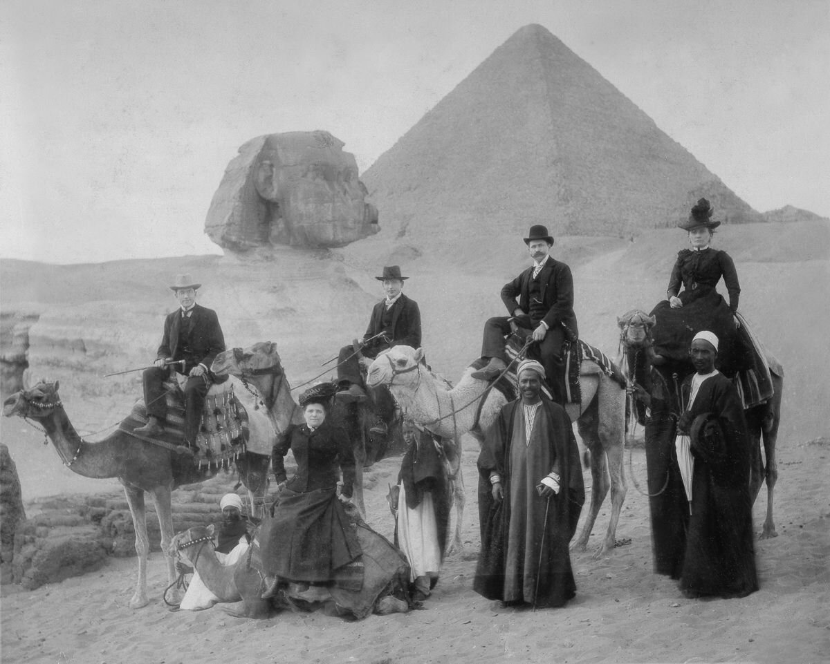 Путешественники 20 века в Египте