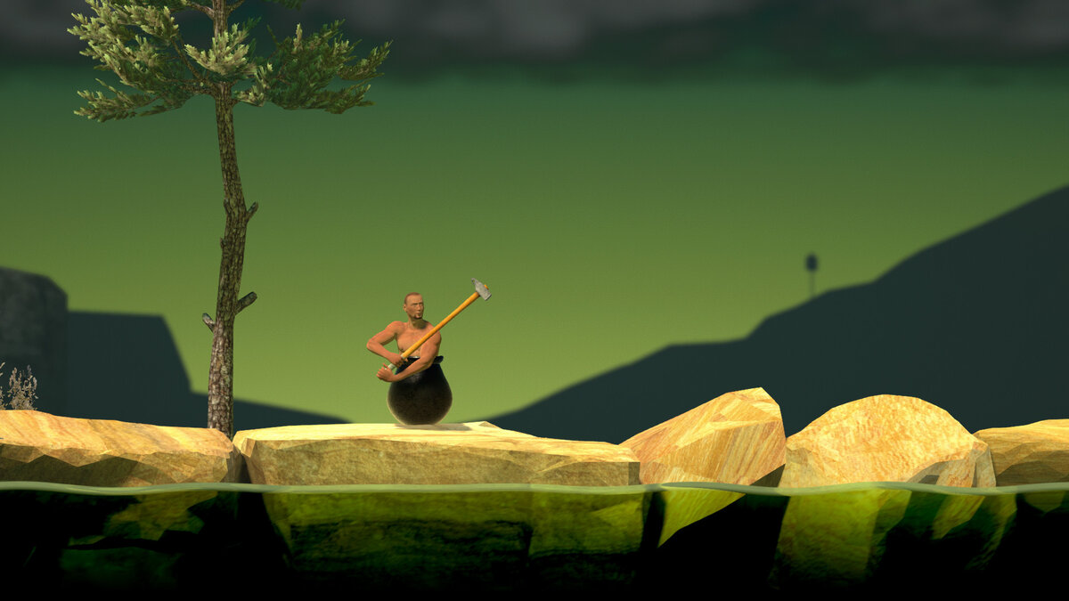 Рекордное время прохождения игры Getting Over It with Bennett Foddy |  Карабах | Дзен