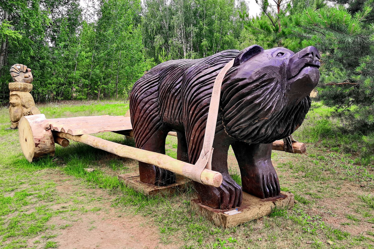 Та часть музея, что под открытым небом