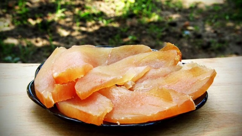 Готовый балык получается именно таким