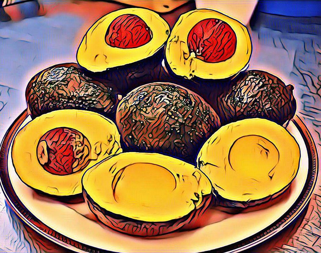 Картина маслом: "Я буду разговаривать только в присутствии своего адвокадо"