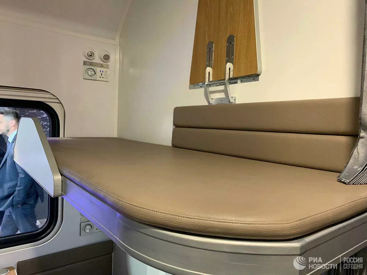 Прототип нового плацкартного вагона. Фото: РИА Новости, автор Надежда Фролова, сайт ria.ru