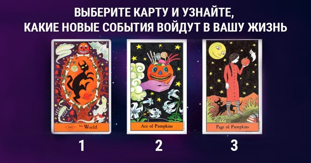 Первая карта: Чёрный кот