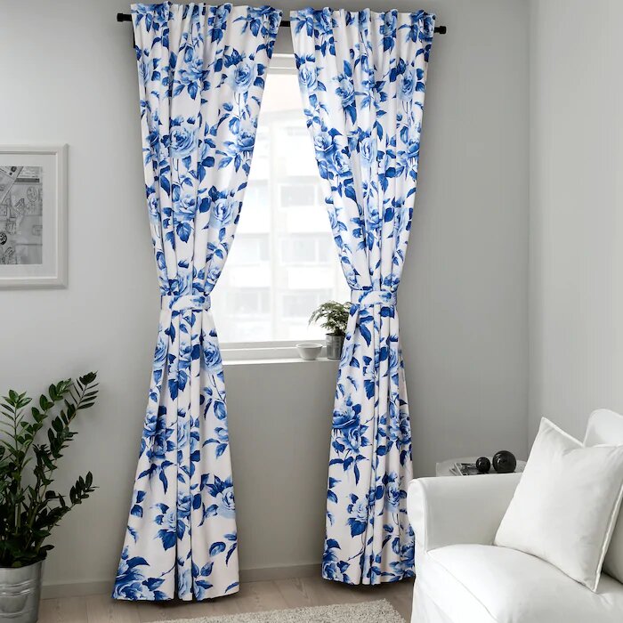 Шторы «Меттемари». Фото с сайт ikea.ru