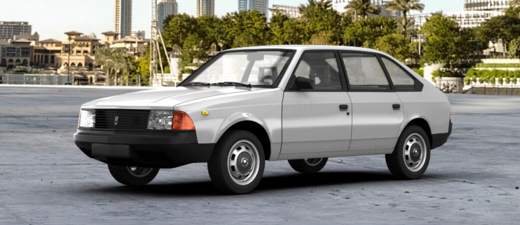 Москвич в состоянии полный сток