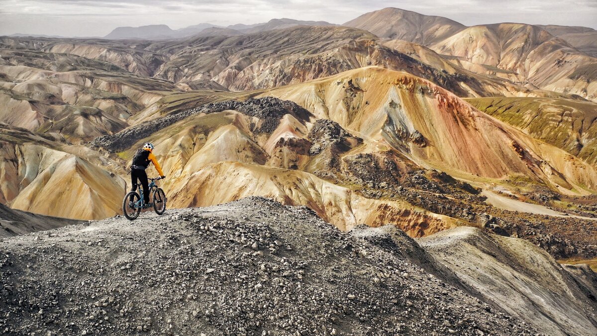 Спуск с вулкана Blanhukur