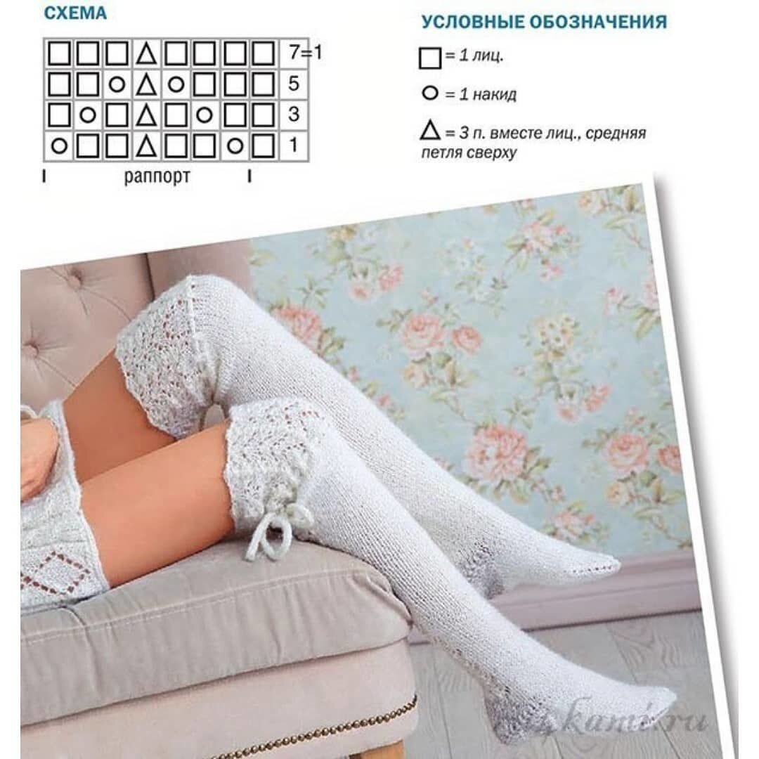 Схема вязания гольф