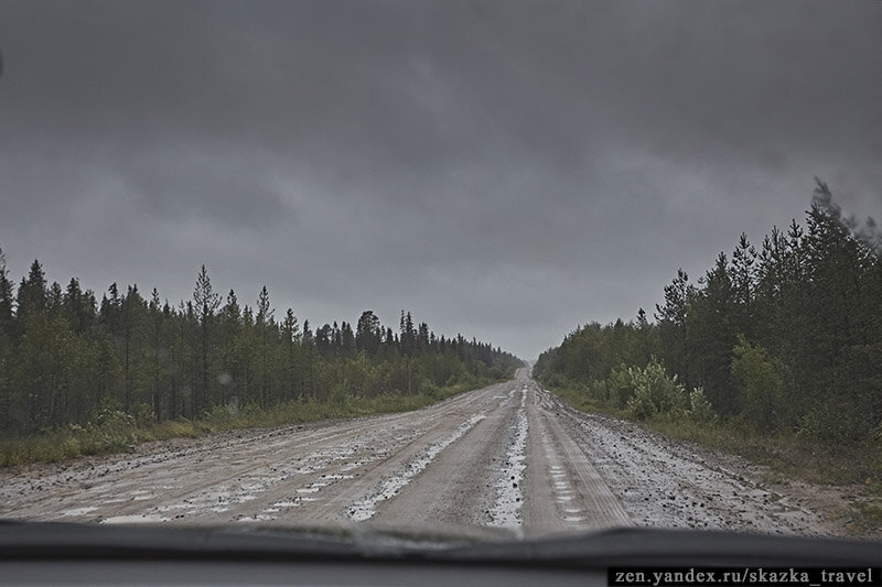 В дождь совсем уныло