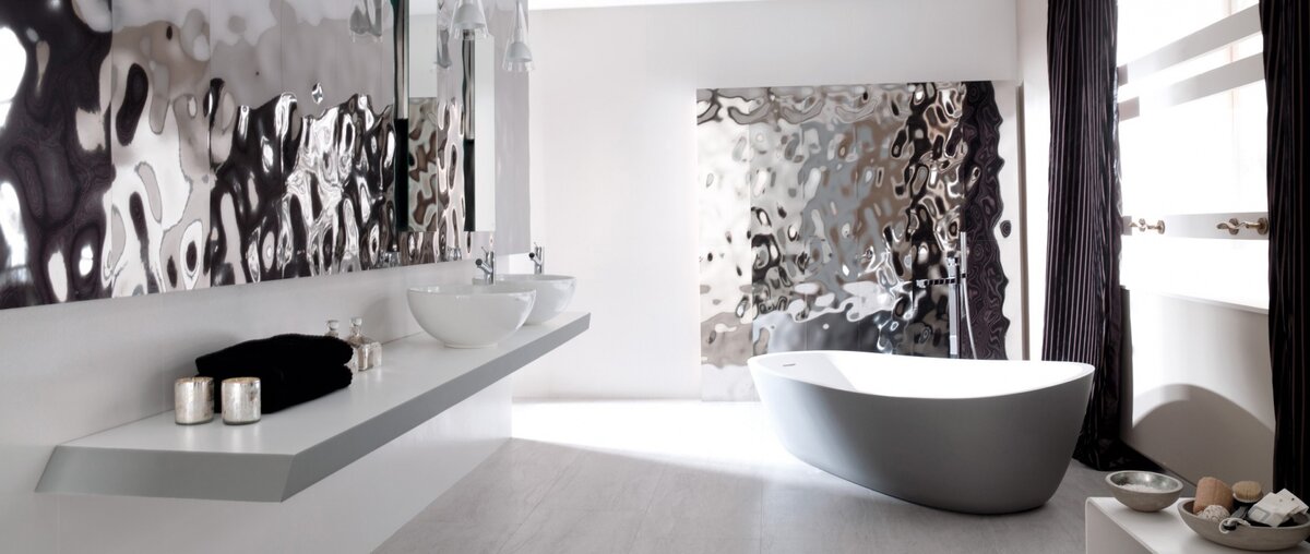 Керамическая плитка колекции Sea Silver