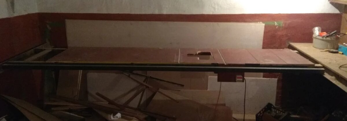 Передвижной стол в сборе