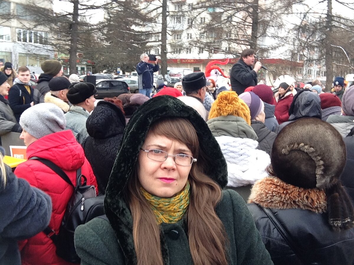 Митинг против мусорной "реформы". 15 февраля 2020 г., Владимир.
