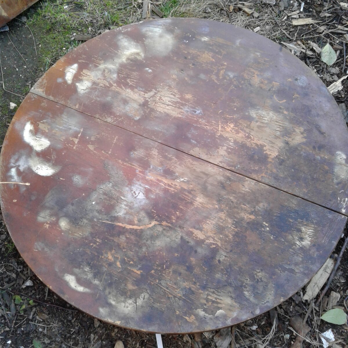 Столешница советского стола была просто в ужасающем состоянии 