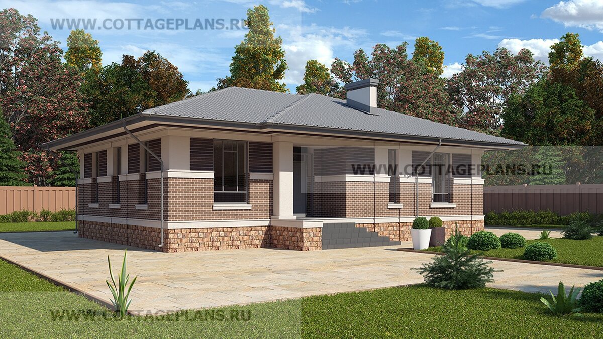 Фасады дома. Источник фото: https://www.cottageplans.ru