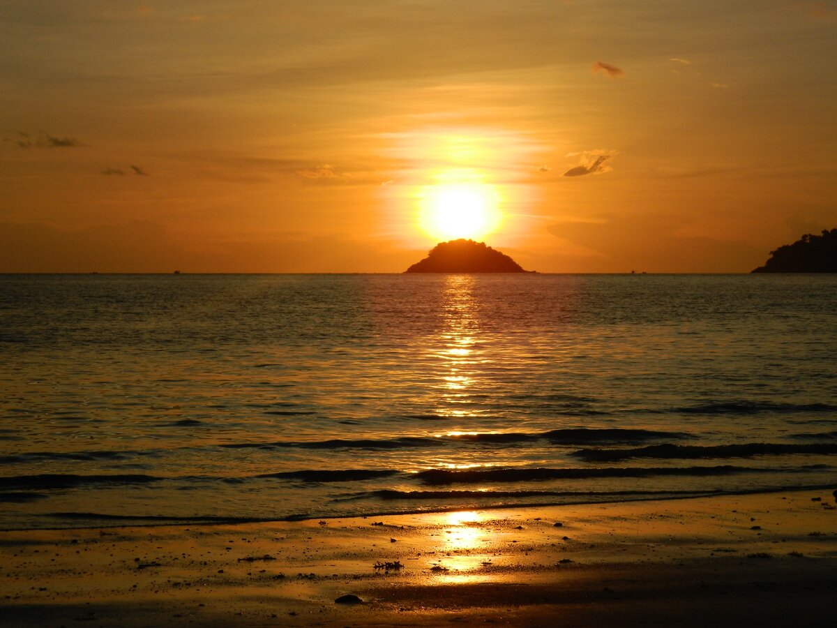 Прекрасные закаты на Ко Чанге.