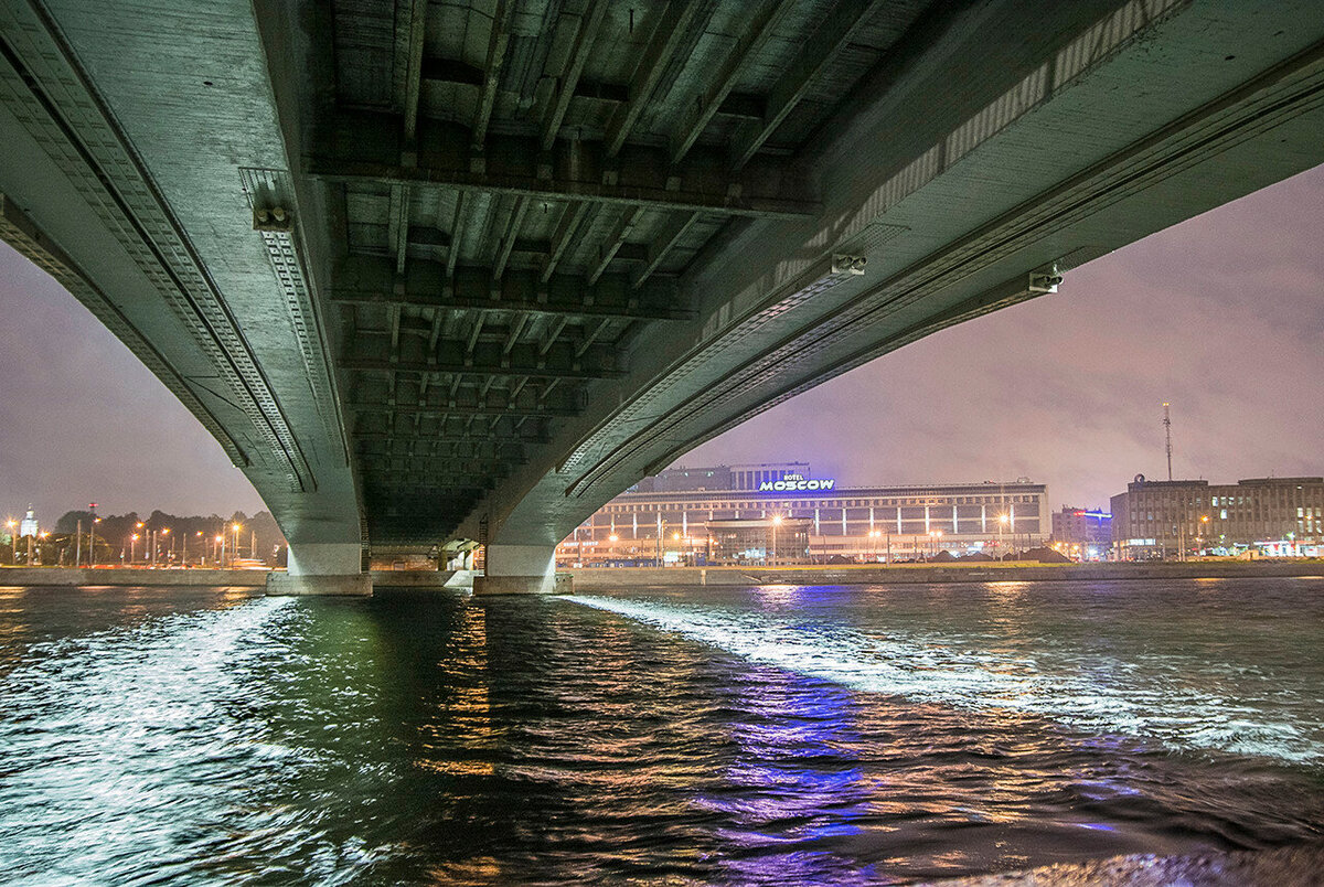 Мост александра невского развод фото