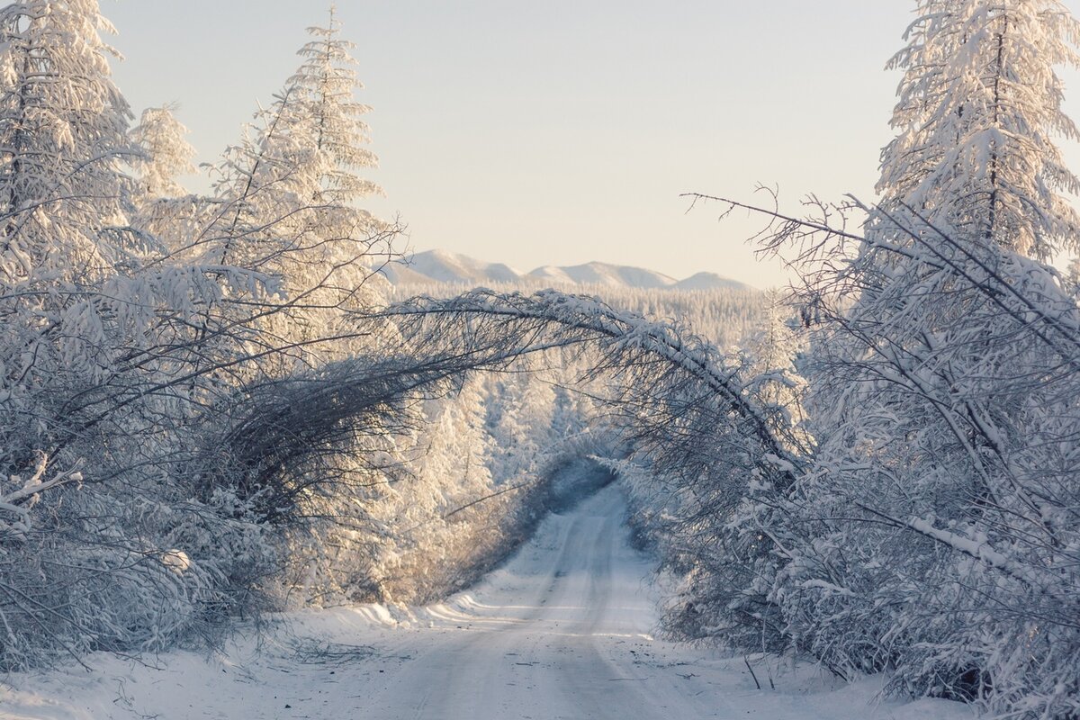 Узкая дорога для одной машины