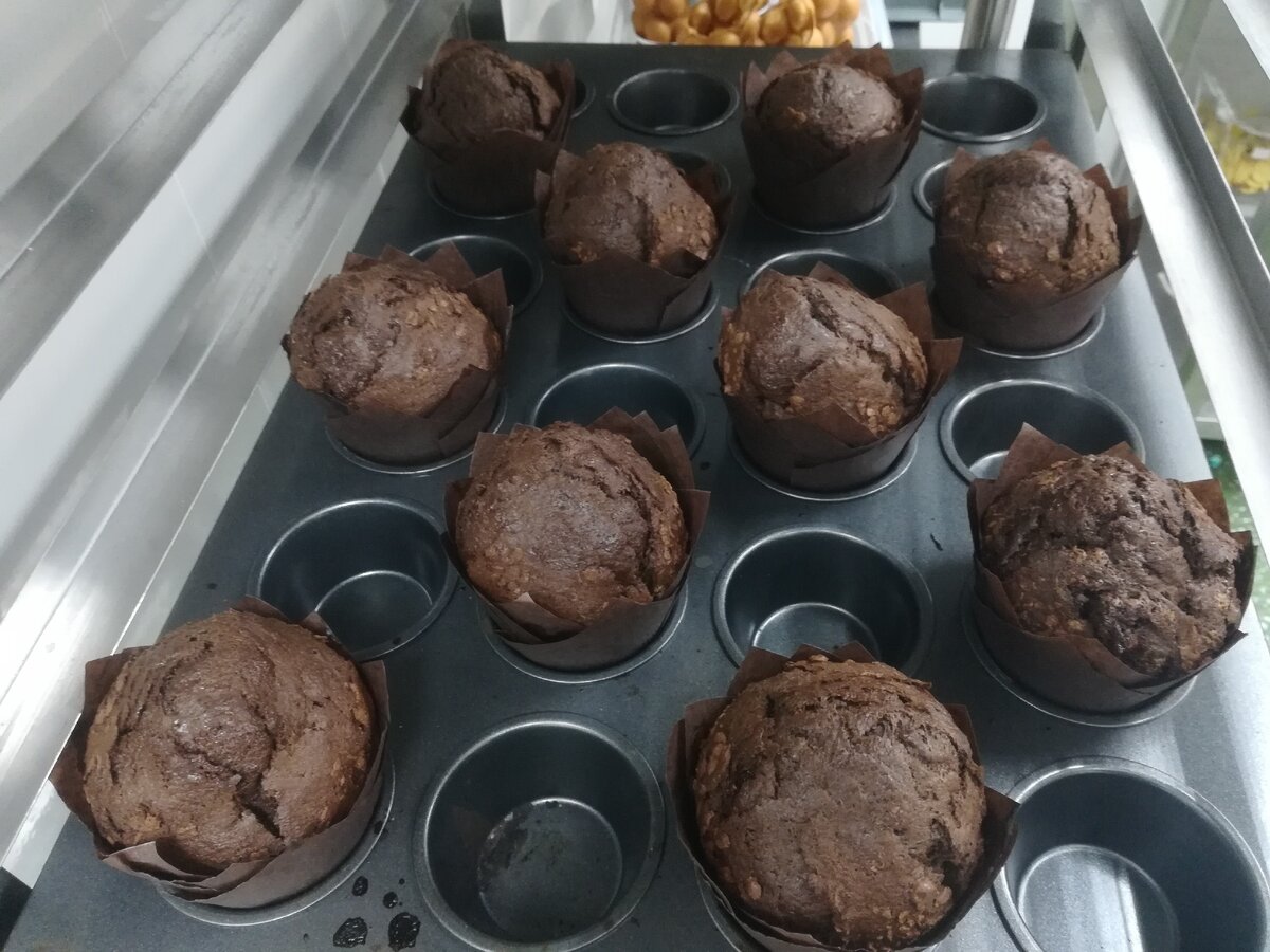 Секрет вкусных шоколадных маффинов - качественный какао.