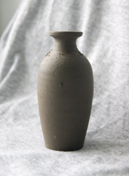 Заготовка сосуда снятая с гончарного круга