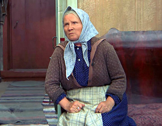 Мария Скворцова. Кадр из фильма «Калина красная»