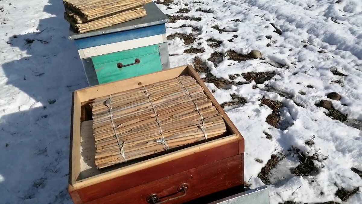 утепление гнезда на зиму.