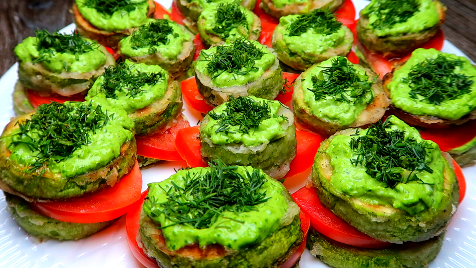 Закуска из кабачков