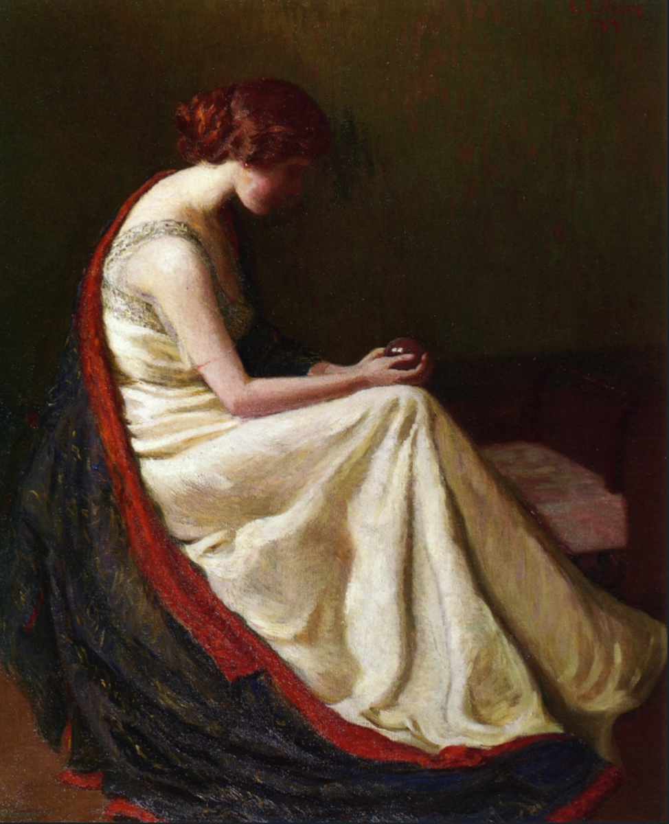 Фотография картины Л. К. Перри "Созерцание" (из свободных источников)