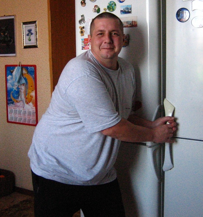 Так я выглядел уже через месяц. 14 декабря 2020 год. Вес 115 кг