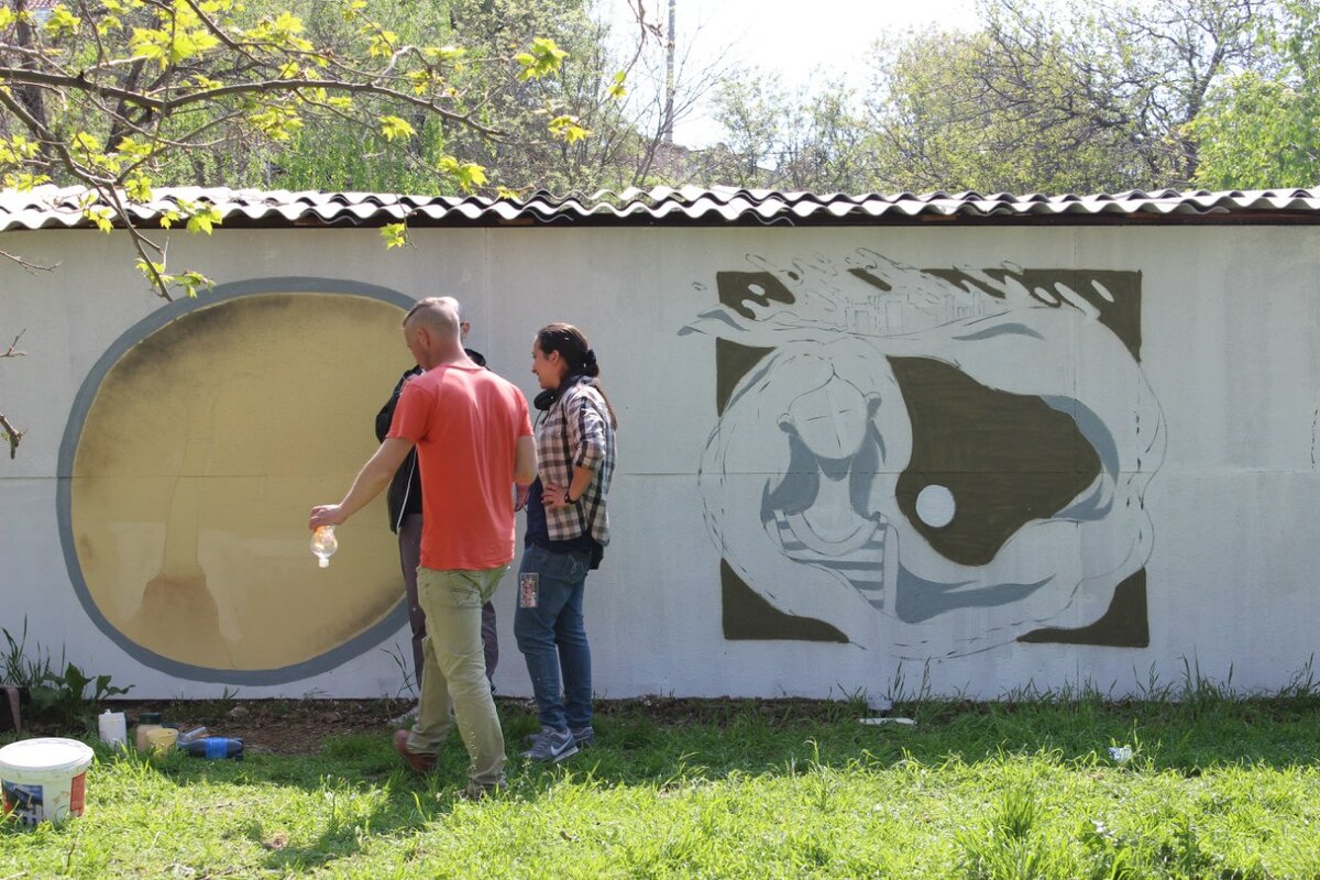 Посетила фестиваль Граффити в Севастополе. Показываю какие произведения искусства увидела на фестивале